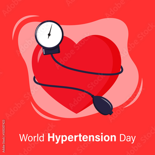 vector illustration for world hypertension day