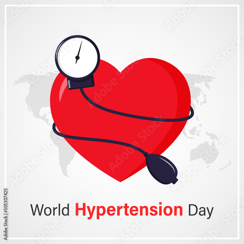 vector illustration for world hypertension day