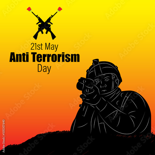vector illustration for world anti-terrorism day