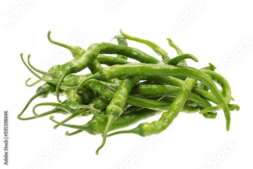 peppers on a white background