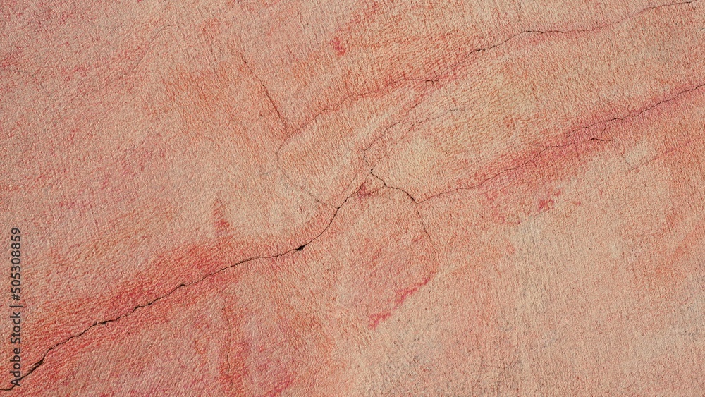 Fototapeta premium Old Rose background wall Retro-style wall background, pastel color.