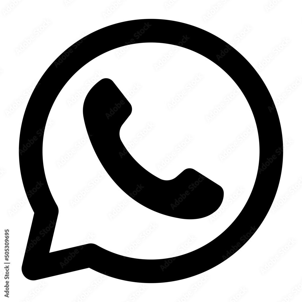 chat phone line icon chat phone line icon