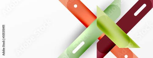 Background overlapping lines. Dynamic lines abstract wallpaper. Straight lines composition vector illustration for wallpaper banner background or landing page