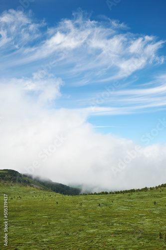 Seminsky mountain range in Altai, Siberia