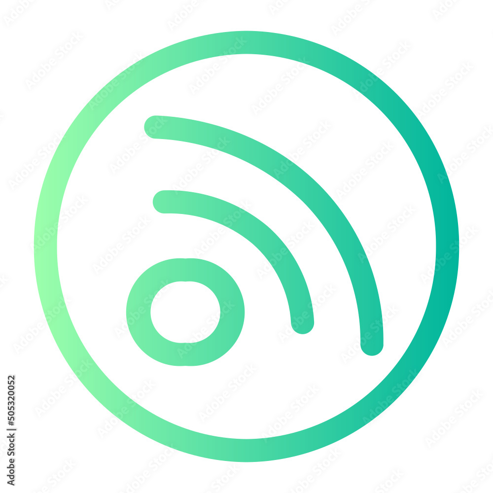 rss gradient icon rss gradient icon