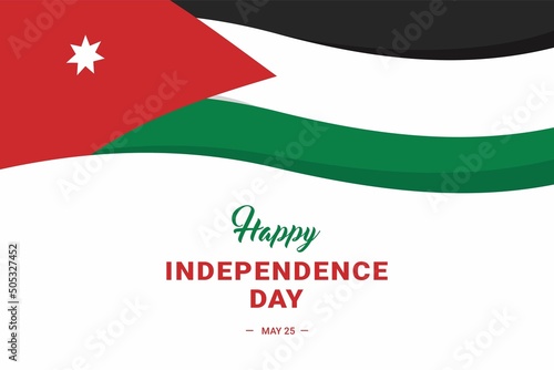 Fototapet Jordan Independence Day
