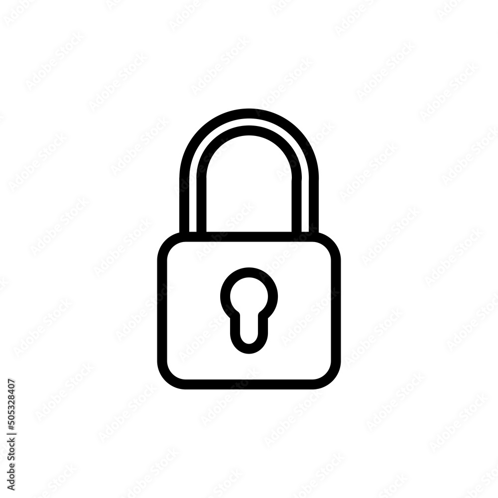padlock new icon simple vector padlock new icon simple vector