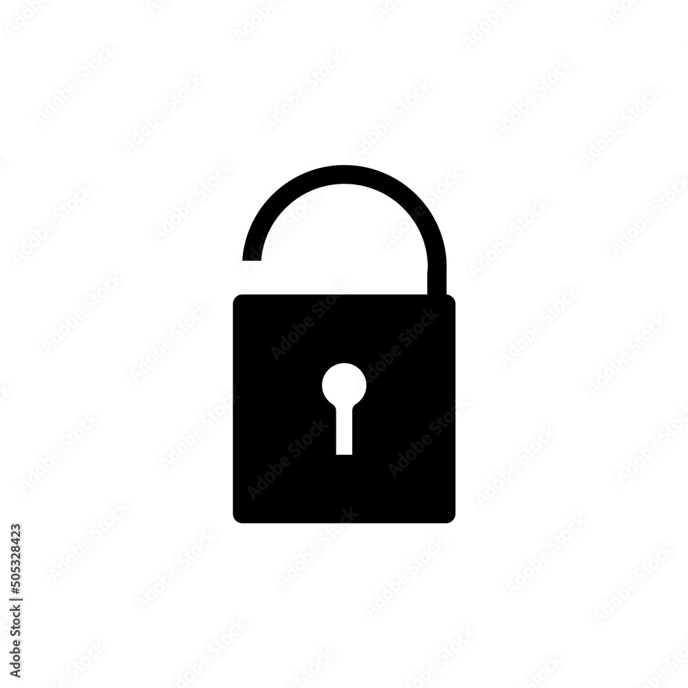 padlock new icon simple vector padlock new icon simple vector