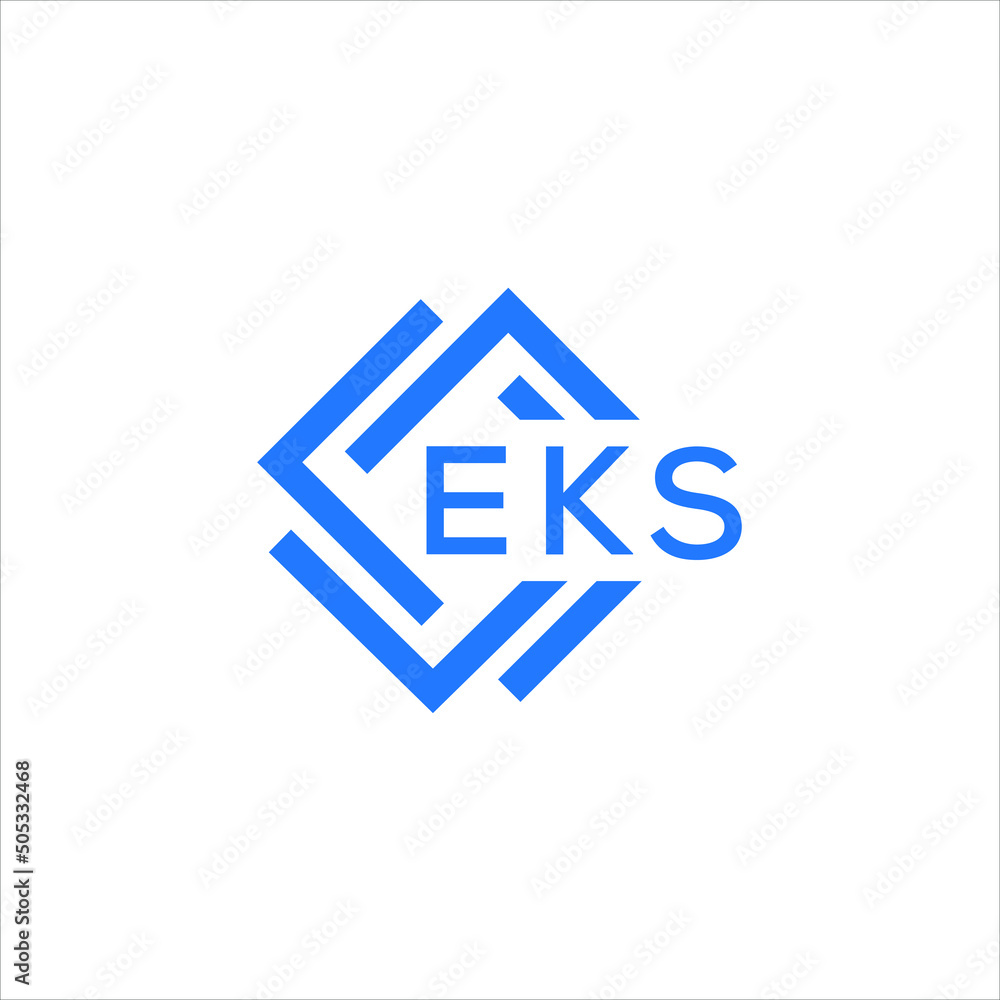 EKS technology letter logo design on white background. EKS creative initials technology letter logo concept. EKS technology letter design. EKS technology letter logo design on white background. EKS creative initials technology letter logo concept. EKS technology letter design.