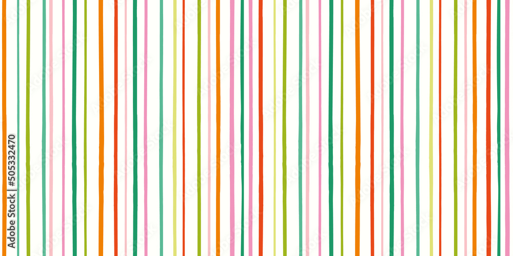 Striped pattern background banner. Vector seamless repeat border of hand drawn organic vertical stripes. Striped pattern background banner. Vector seamless repeat border of hand drawn organic vertical stripes.
