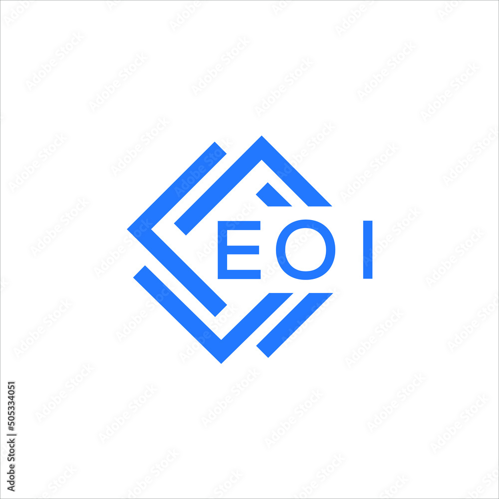 EOI technology letter logo design on white background. EOI creative initials technology letter logo concept. EOI technology letter design. EOI technology letter logo design on white background. EOI creative initials technology letter logo concept. EOI technology letter design.