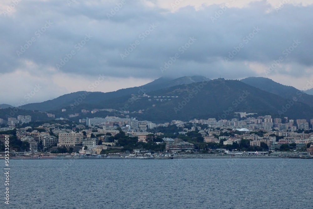 view of the city of genua