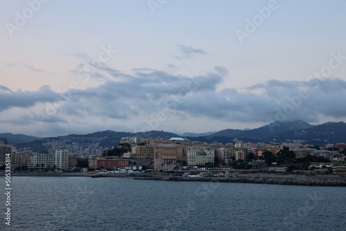 view of the city of genua © PandaFrog