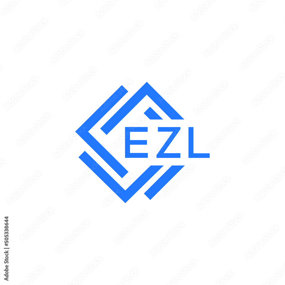 EZL technology letter logo design on white background. EZL creative initials technology letter logo concept. EZL technology letter design. EZL technology letter logo design on white background. EZL creative initials technology letter logo concept. EZL technology letter design.
