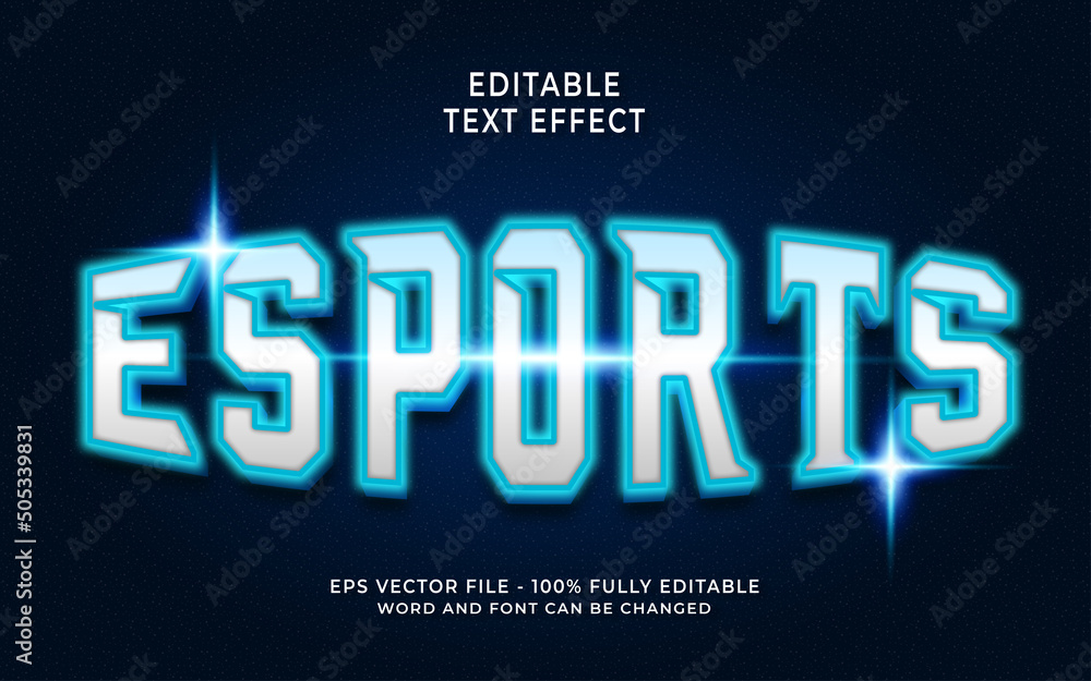 Esports Text Effect