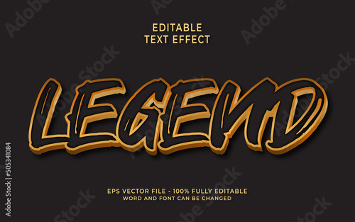 Legend Text Effect