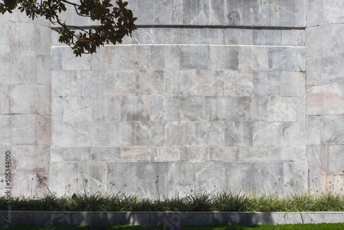 Real natural marble wall texture in a sunny day