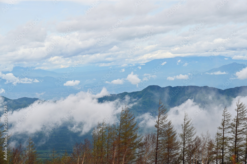 富士山　展望台からの雲海