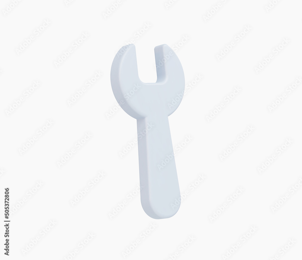 3d Realistic Wrench icon vector Illustration 3d Realistic Wrench icon vector Illustration