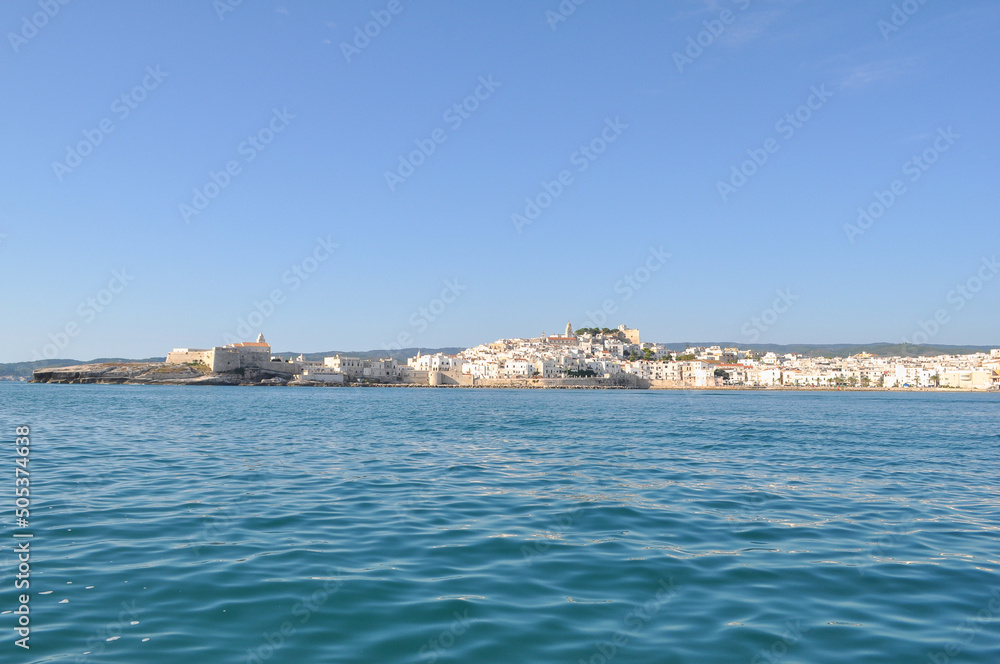 View of the city of Vieste from the sea