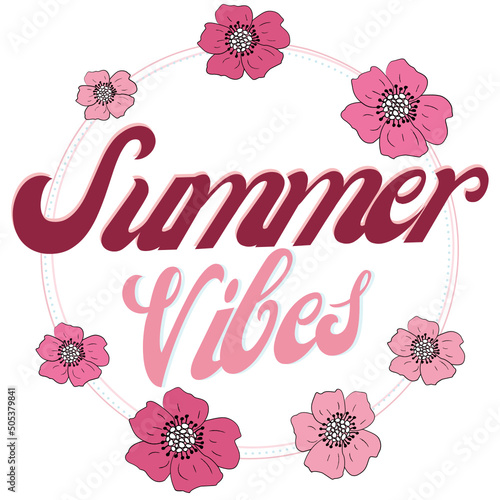 Sommer Vibes Design SVG