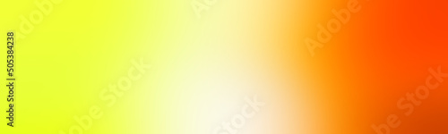 Wide abstract effect gradient background immature yellow. Banner poster template bright orange. Creative project design cover, cd cover, poster, book, printing, gift card.