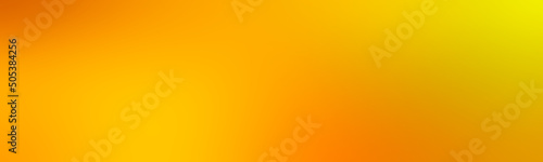 Wide gradient for abstract background brilliant orange yellow. HD format proportions pure orange. Abstract smooth colorful illustration, social media wallpaper.