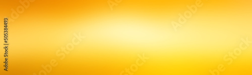 Wide gradient defocused template light yellow. Background gradient texture light golden yellow. Glow gradient design.