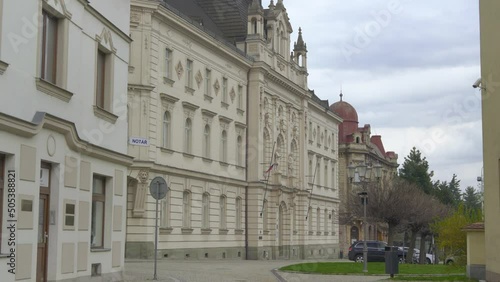 Frydek Mistek, Czech Republic: Mistek historical town square center, with church and old architecture, historical buildings photo