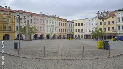 Frydek Mistek, Czech Republic: Mistek historical town square center, with church and old architecture, historical buildings photo