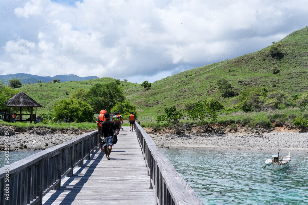 
Komodo National Park is one of the national parks in Indonesia. In this national park you can travel and see the beautiful views of the island and the sea.