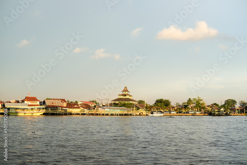 Afternoon scenery at Kapuas River, Pontianak