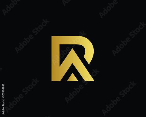 RA Logo Design , Initial Based RA Monogram  photo