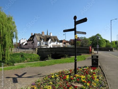 Direction Town Centre Historic Setting Spalding Lincolnshire River Welland