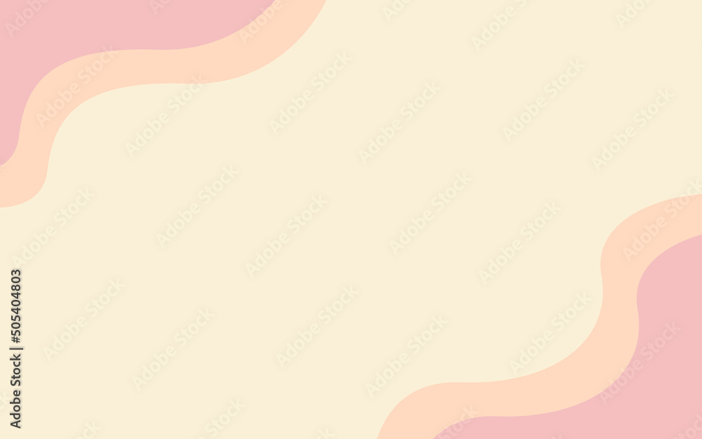 Abstract handrawn wave shape pastel color Abstract handrawn wave shape pastel color