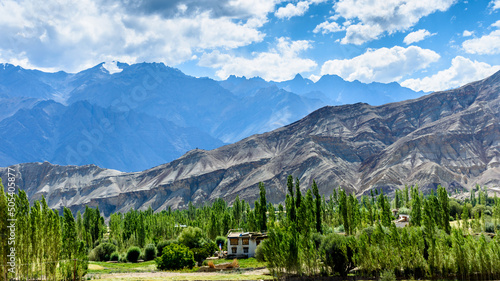 Beautiful landscape of Ladakh during summers
 photo