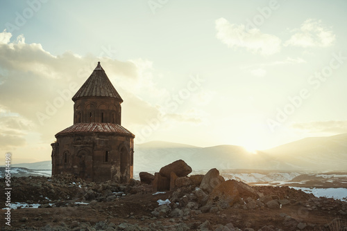 Saint Gregory church at Ani ancient city Kars Turkey photo