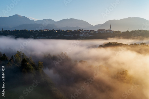 Over the misty mountains and hills photo