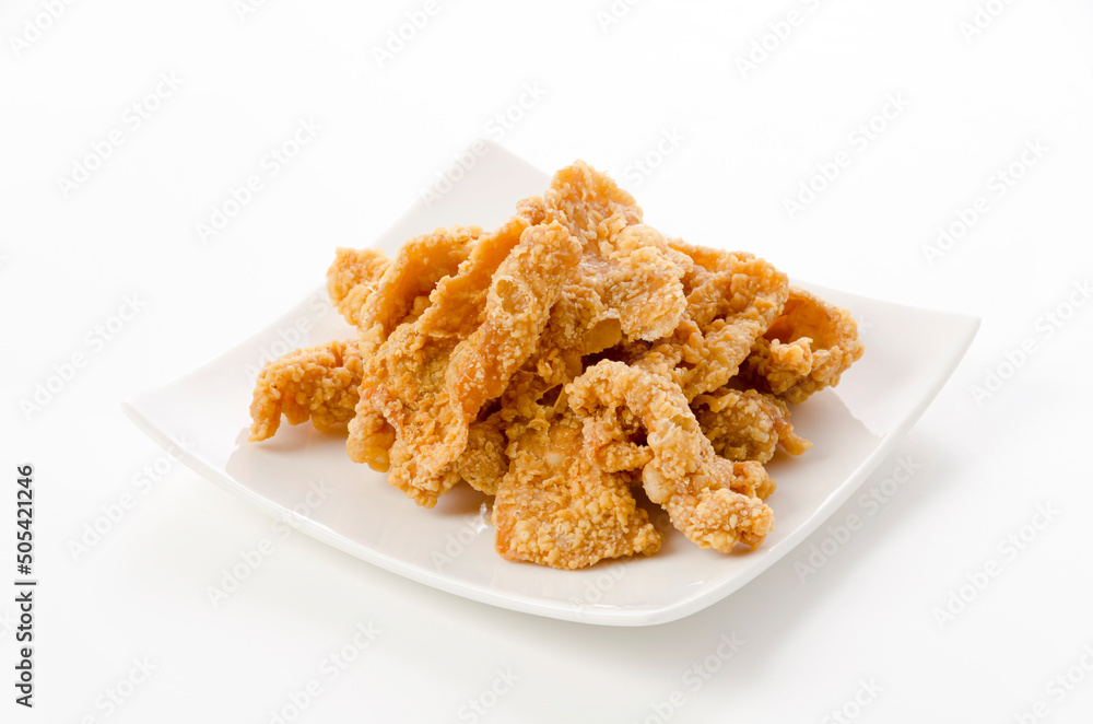 Foto 鶏皮のカリカリ揚げ
