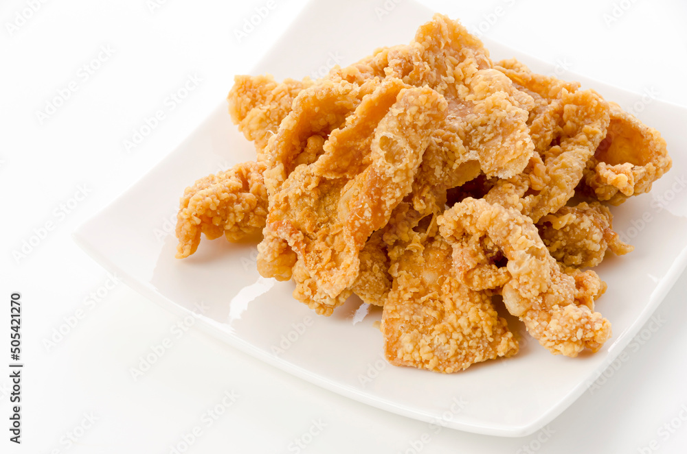 鶏皮のカリカリ揚げ 鶏皮のカリカリ揚げ