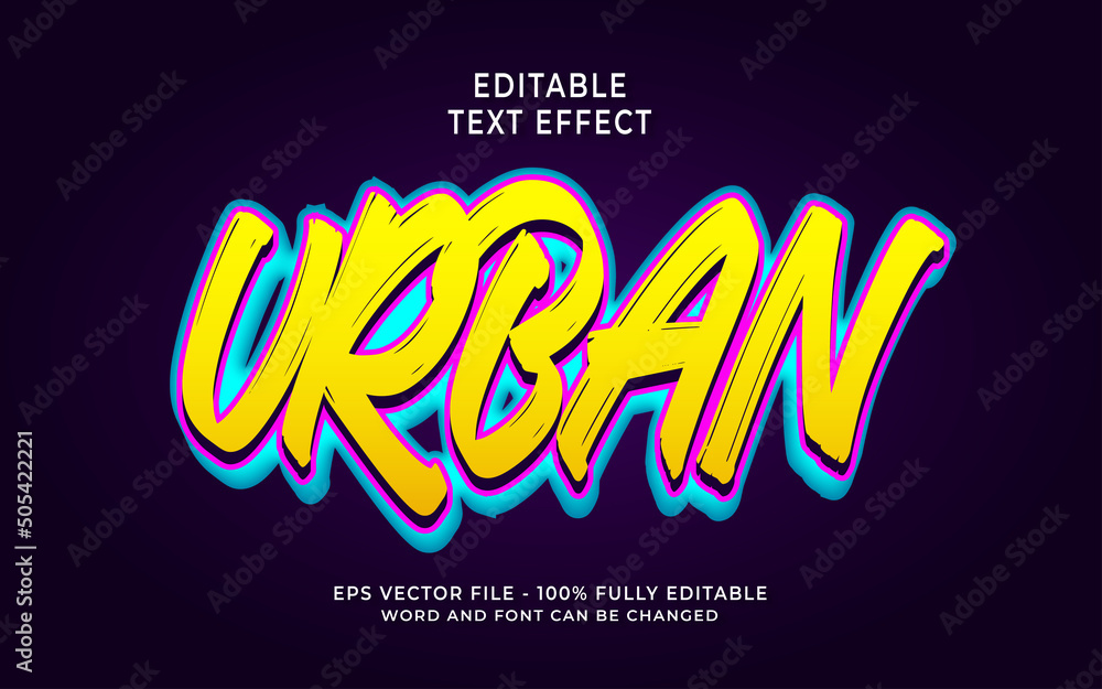 Urban Text Effect Urban Text Effect