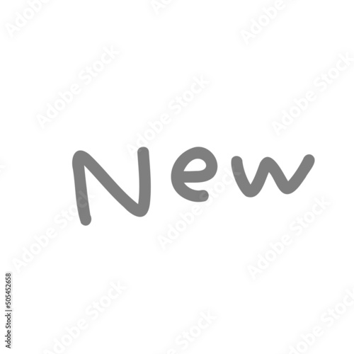 NEW アイコン　ラフな手描き風
