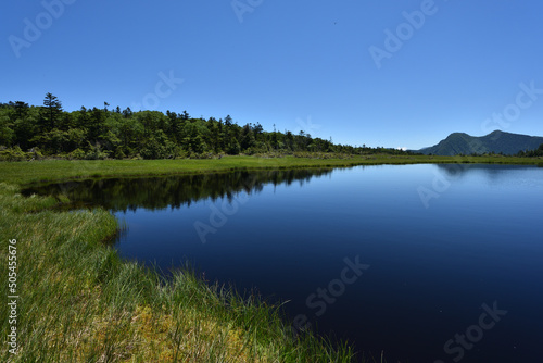 lots of lakes in wetland at high altitude