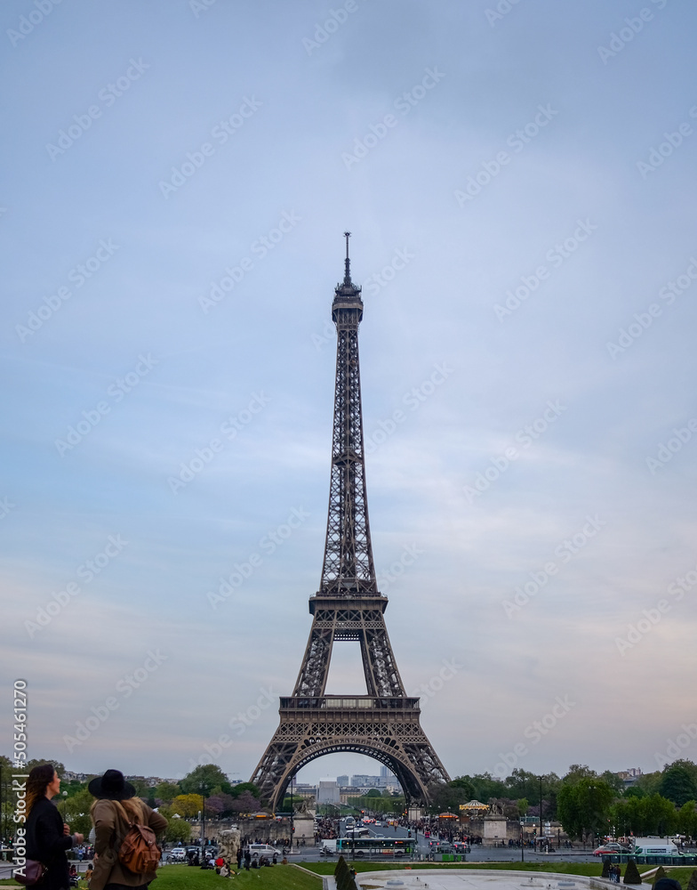 A view of Eiffel Tower in Paris