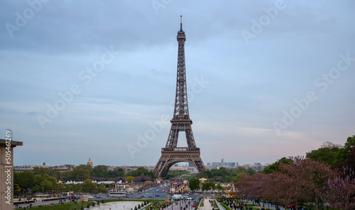 A view of Eiffel Tower in Paris © Mintocc