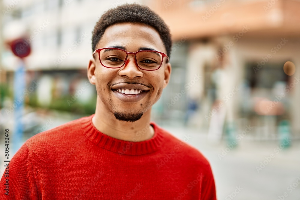 Handsome african american man outdoors Handsome african american man outdoors