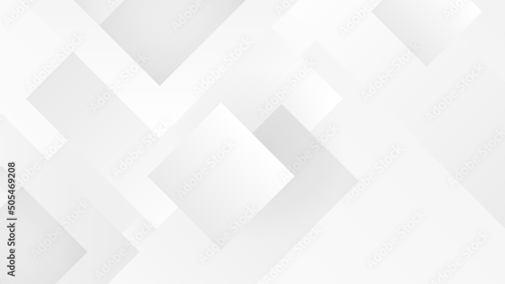 Technology banner design with white and grey background. Abstract geometric vector background Technology banner design with white and grey background. Abstract geometric vector background