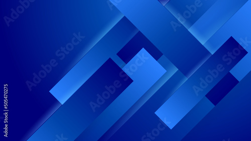 Blue abstract background geometric circle wavy layer concept.