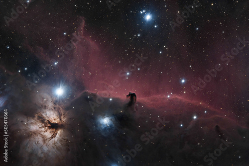 Mesmerizing shot of the IC 434 Nebula photo