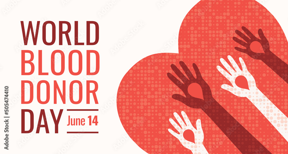 Εκτύπωση καμβά World blood donor day June 14